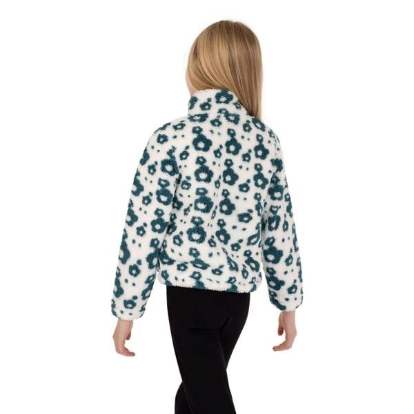 Trespass Girls Adavale Fleece Jacket - Greensea - 
