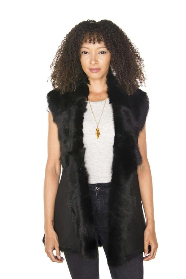 Infinity Leather Women's Toscana Sheepskin Long Gilet-Sorocaba