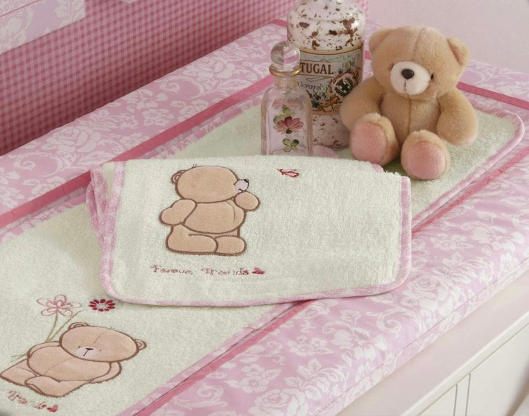 My Little World Forever Friends 2 Towelling Change Mat covers - Pink