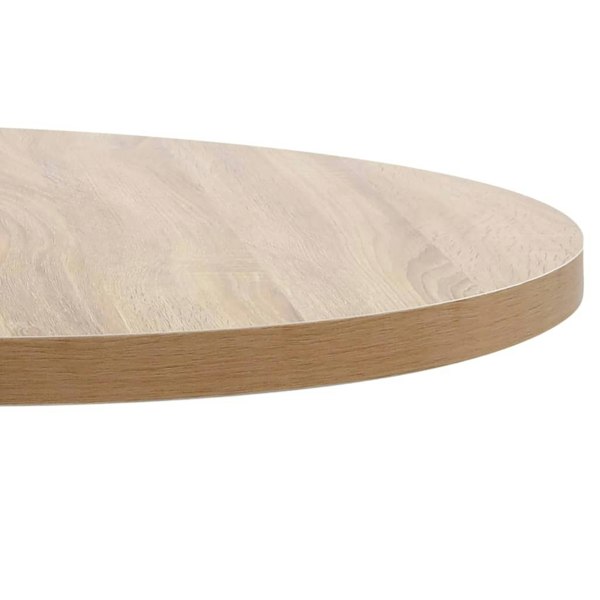 Berkfield Bistro Table Light Brown 80 cm MDF