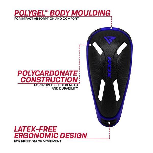 RDX Sports GROIN CUP CHINA BLUE-BLACK