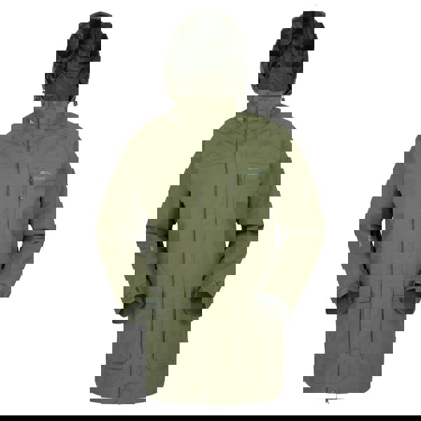 Mountain Warehouse Mens Glacier II Long Waterproof Jacket - Khaki - 