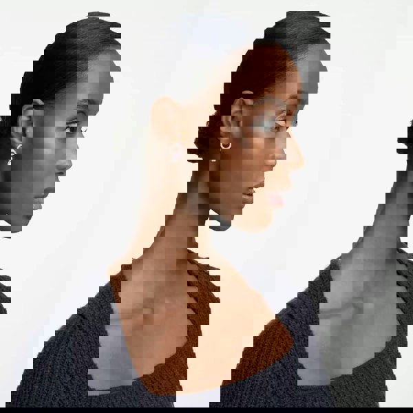 Swarovski Attract White Crystal Circle Earrings 5563278