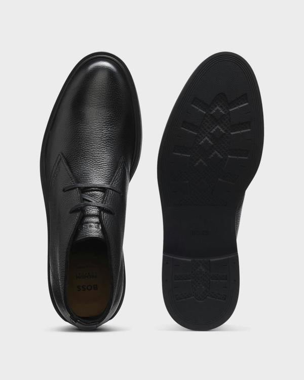 BOSS Orange Calev_Desb_grwl Mens Boots - Black 001 | CHO | Designer Footwear,Mens Footwear,Boots,Short Boots