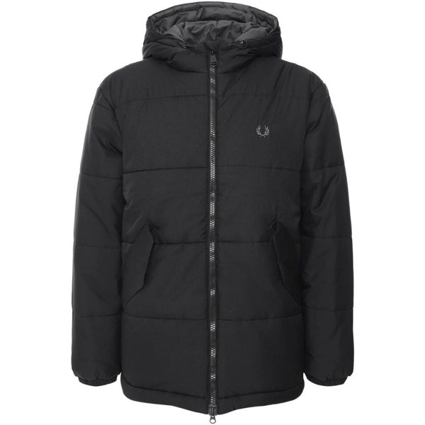 Fred Perry Primaloft Isulated Hooded Jacket - Black