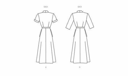 Butterick Sewing Pattern 6956, Dresses, Vintage Style for Women, B5 (8-10-12-14-16) - Intermediate