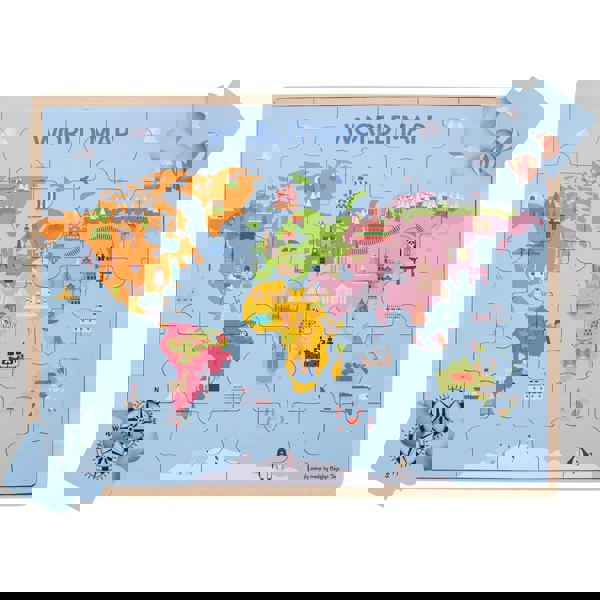Bigjigs Toys World Map Puzzle