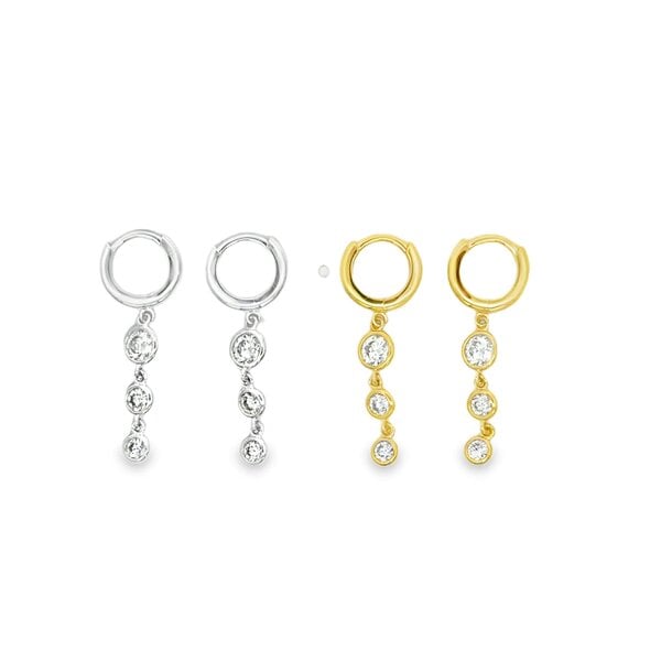 Reeves & Reeves Helena Hoop Drop Earrings