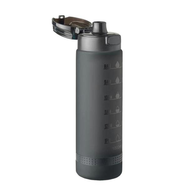 MidOcean Level RPET Sports 1L Water Bottle - Black - 