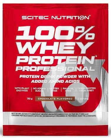 SciTec 100% Whey Protein Professional, Chocolate - 30g (1 serving)