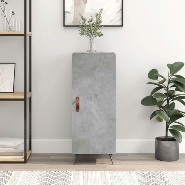 Berkfield Sideboard Concrete Grey 34.5x34x90 cm Engineered Wood