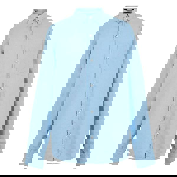 Regatta Mens Loran Long-Sleeved Shirt - Chambray Blue