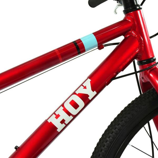 HOY Pentland 24in Kids Bike, 8 Speed - Red