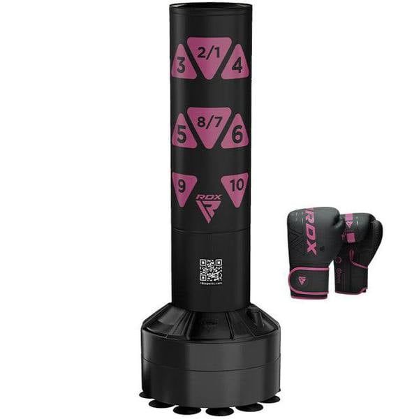 RDX Sports FREE STANDING KIDS PUNCH BAG TARGET PINK-4FT