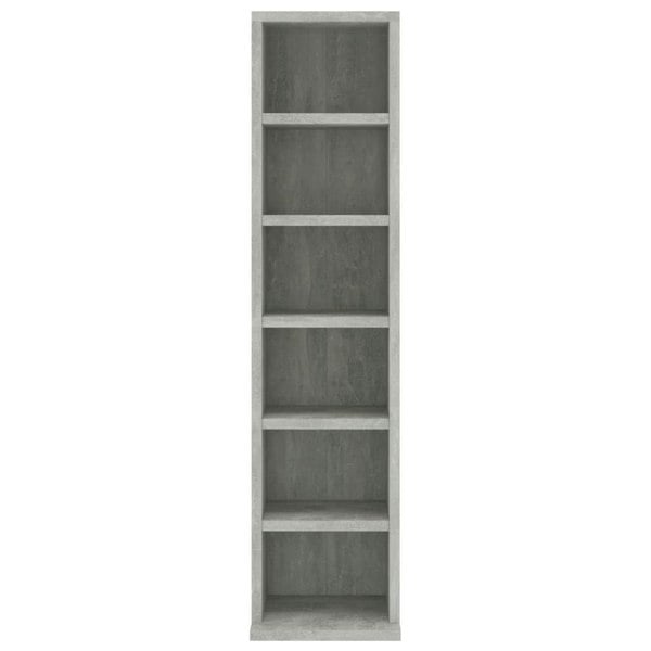 Berkfield CD Cabinet Concrete Grey 21x20x88 cm Engineered Wood