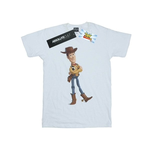 Disney Mens Toy Story 4 Sherrif Woody T-Shirt - White