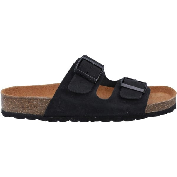Hush Puppies Blaire Suede Women's Black Sandals