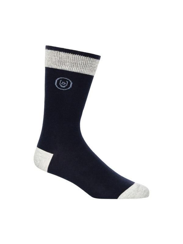 Duck and Cover Bellion Blue Socks 7pk Assorted
