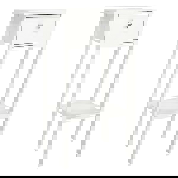 Furniture To Go Madrid Bedside Table with 1 Drawer in White