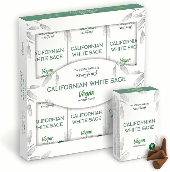 Stamford Vegan Incense Cones for Home Fragrance, 90 cones