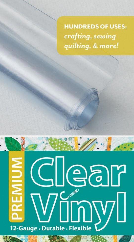 Premium Clear Vinyl Roll 16"x 1½ Yard Roll
