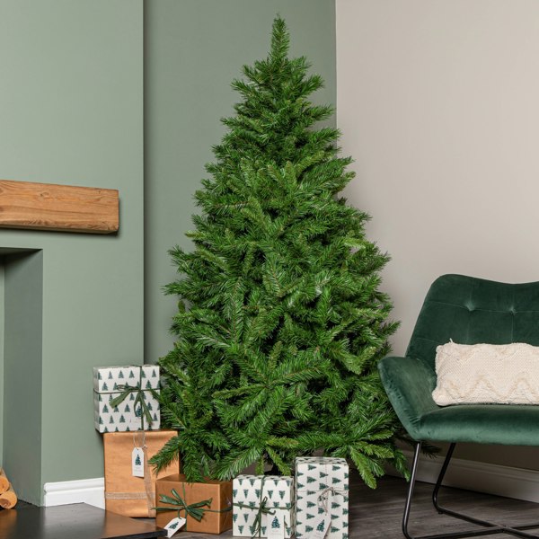 Samuel Alexander 6ft (1.8m) Luxury Kateson Fir Artificial Green Christmas Tree with 816 Tips