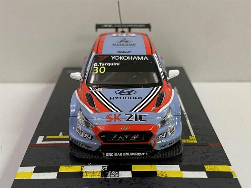 hyundai i30 n tcr wtcr 2018 champion  g tarquini 1:64 tarmac works t6403118wtcr30