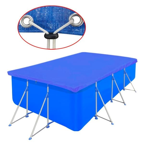 Berkfield Pool Cover PE Rectangular 90 g/sqm 400 x 207 cm