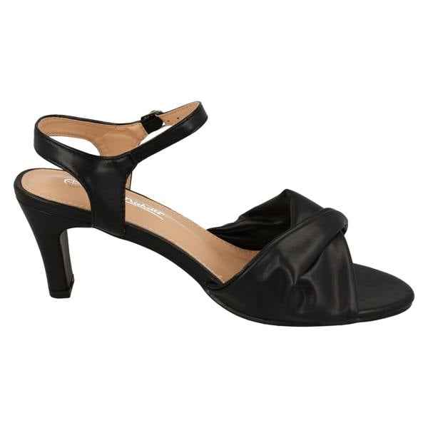 Anne Michelle Ladies Anne Michelle Mid Heel Casual Wide Fit Sandals F12111