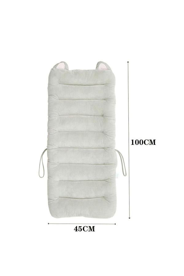 Living and Home 100 x 45cm Computer Chair Cushion with Non-Slip Straps