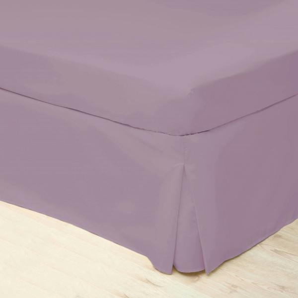 Belledorm Easycare Percale Platform Valance - Misty Rose - 