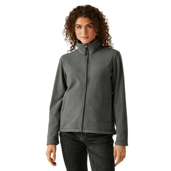 Regatta Womens/Ladies Micro Full Zip Fleece Jacket - Seal Grey - 