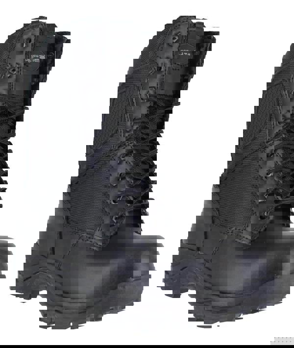 Rugged Terrain Mens Hi Leg Side Zip Up Steel Toe S3 Ankle Boots