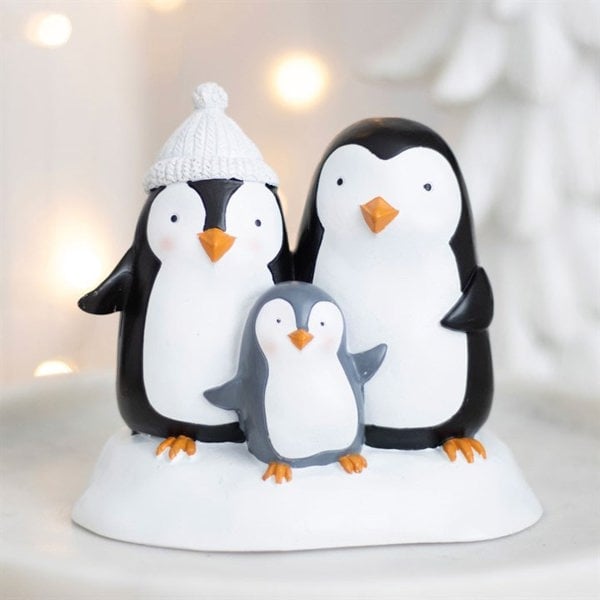 Serano Penguin Family Resin Ornament