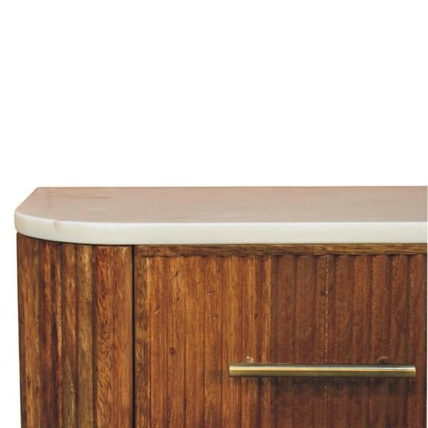 Artisan Furniture Solid Wood Beaumont Wall-Mounted Bedside, 1 Drawer , Brown