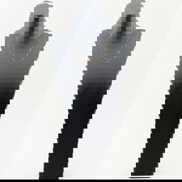 T. H. Baker Rose Gold Plated 40cm Fine Curb Chain XRGCURB040-40