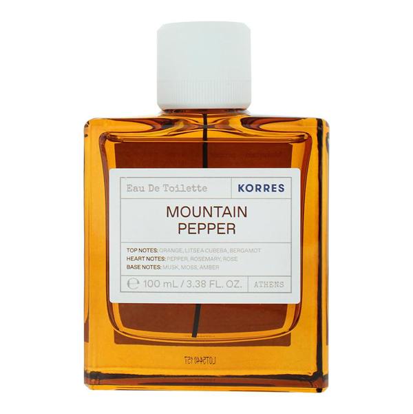 Korres Mountain Pepper Eau de Toilette 100ml Spray for Him
