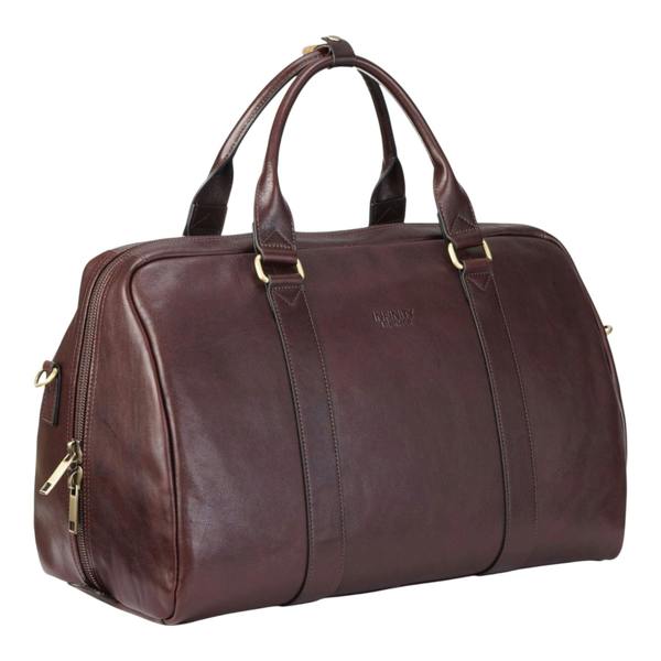 Infinity Leather Vintage Genuine Leather Holdall Duffle Gym Travel Bag - Atlas