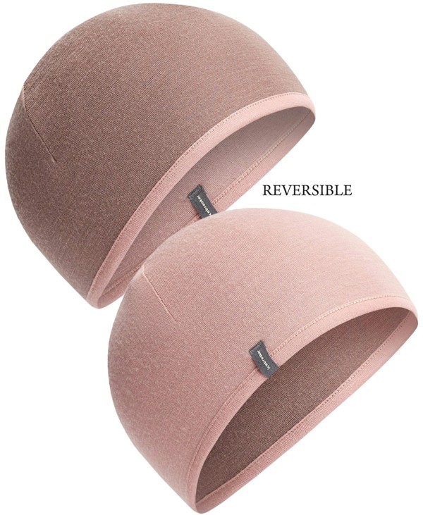 Icebreaker Two-Tone Pocket Beanie Hat {IC-IBM200} - Summit Fawn/Blush Apricot