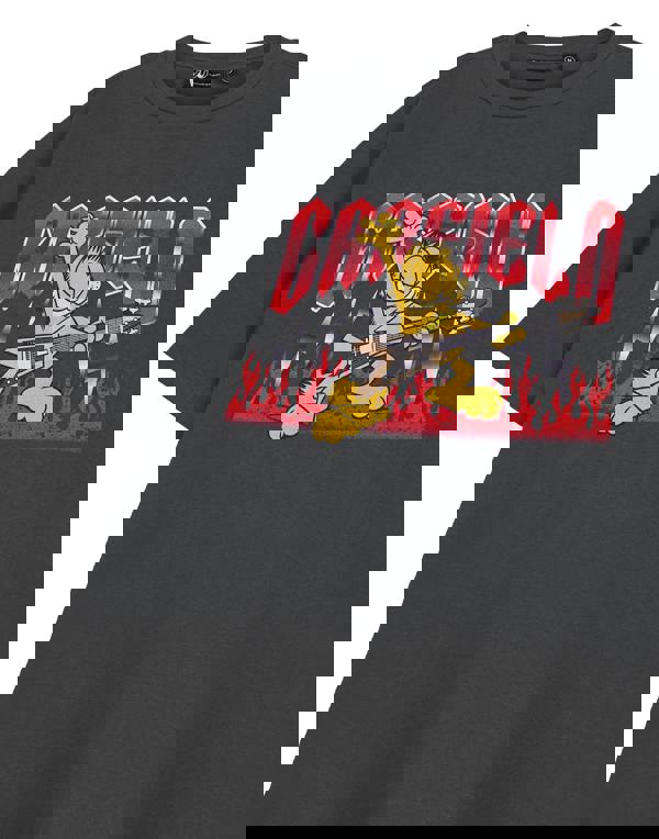 Garfield Unisex Grey Guitar Short Sleeved T-Shirt