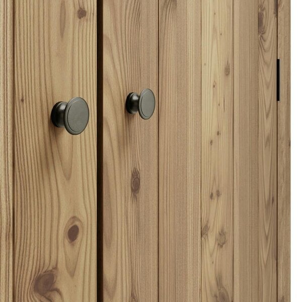 Wyld Haus Tralee Brown Wood Double Door Wardrobe