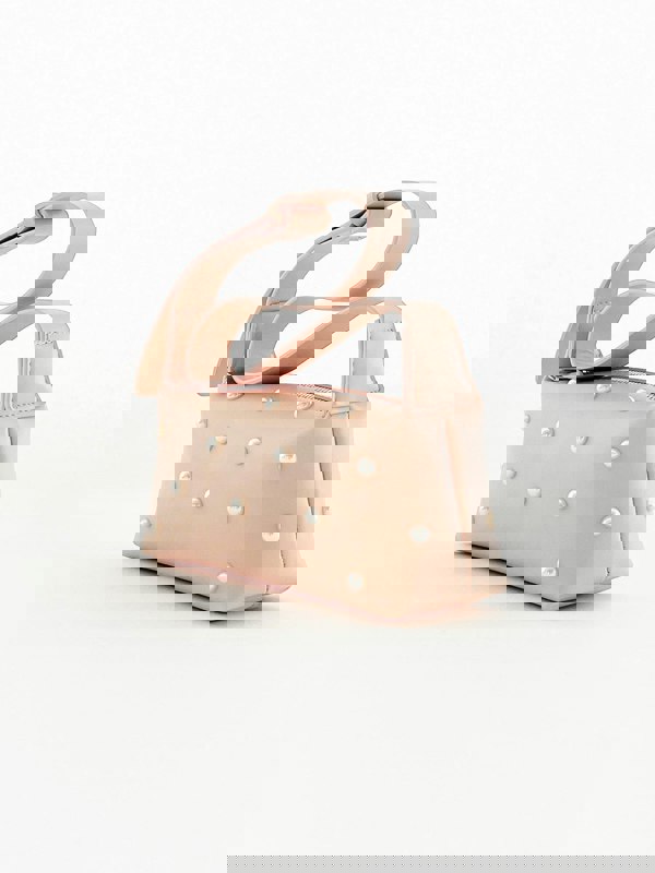 SVNX Pink Shoulder bag with pearl studs