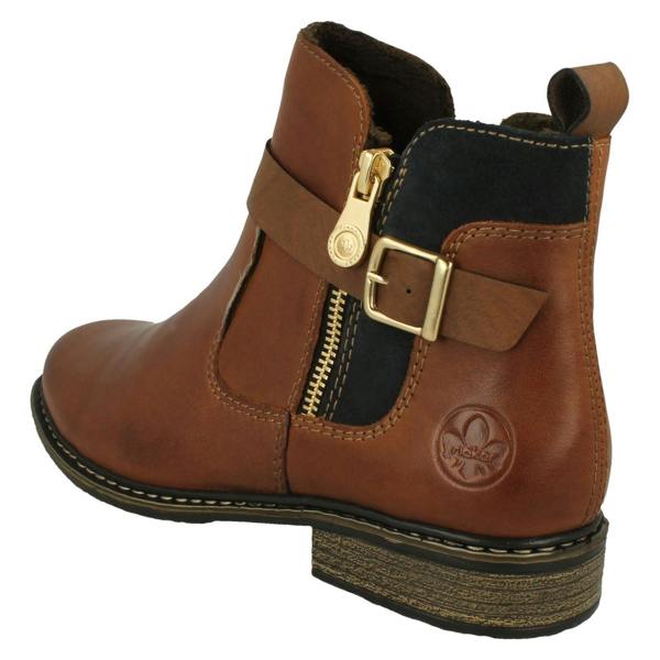 Rieker Ladies Rieker Fleece Lined Boots Z4959