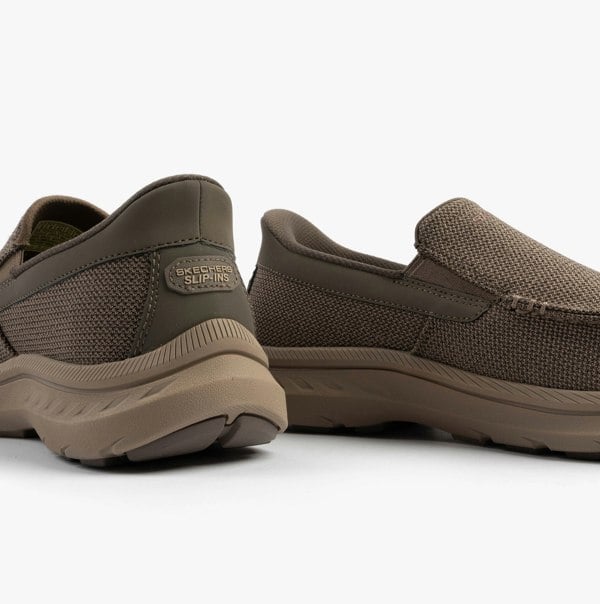 Skechers POLLARD - WILFRED Mens Shoes Taupe