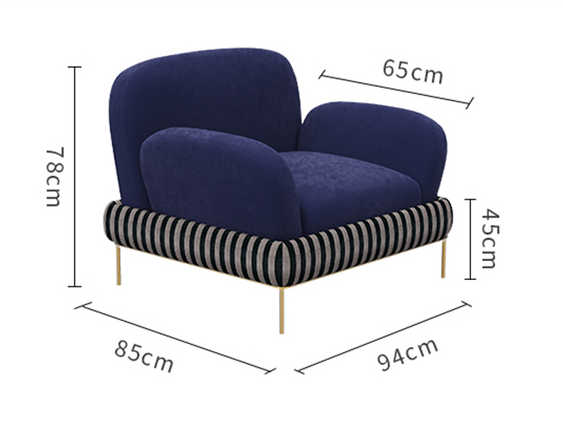 Weilai Concept Ernest Armchair, Velvet