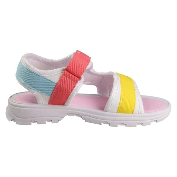 Spot On Girls Spot On Low Velcro Strap Rainbow Sandal H0365