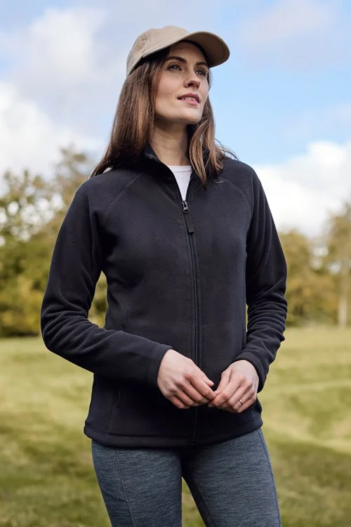 Mountain Warehouse Womens/Ladies Raso Fleece Jacket - Black