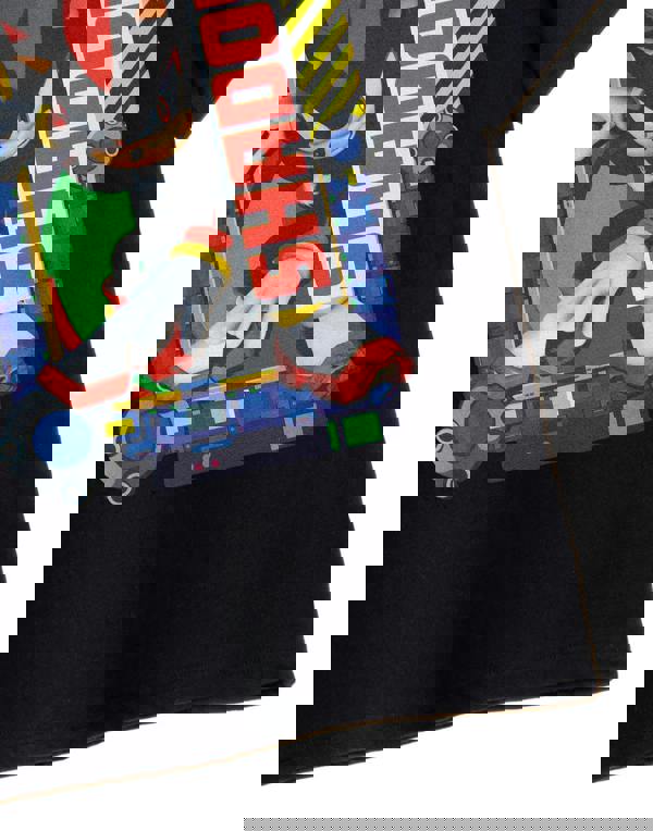 Sonic the Hedgehog Boys Black Shadow Short Sleeved T-Shirt