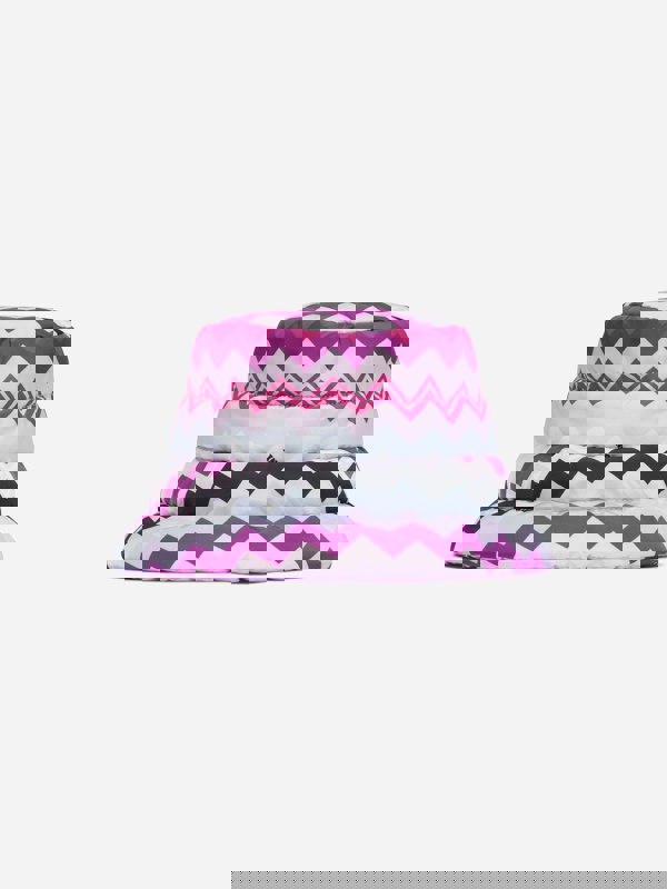 Missoni Girls Zigzag Bucket Hat in Pink