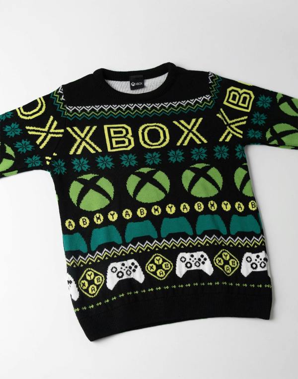 Xbox Boys Multicoloured Logo Christmas Jumper